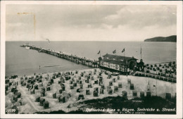 Binz (Rügen) Landungsbrücke/Seebrücke Mit Brückenkopf Restaurant 1941 - Sonstige & Ohne Zuordnung