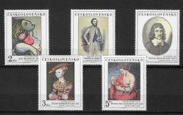 Czechoslovakia 1977 MiNr. 2413 - 2417 National Galleries (XII) Art, Painting, Lucas Cranach, Rubens 5v  MNH**  6.00 € - Unused Stamps