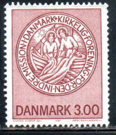 DANEMARK DANMARK DENMARK DANIMARCA 1987 CLERICAL ASSOCIATION FOR HOME MISSION MIRACULOUS CATCH 3k USED USATO OBLITERE' - Gebruikt