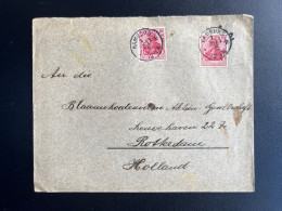 GERMANY 1915 LETTER HAMBURG TO ROTTERDAM 20-01-1915 DUITSLAND DEUTSCHLAND - Cartas & Documentos