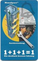 Germany - Kone Aufzüge 8 - Mono Space 1+1+1=1 - O 0441 - 07.1998, 6DM, 10.000ex, Mint - O-Series: Kundenserie Vom Sammlerservice Ausgeschlossen