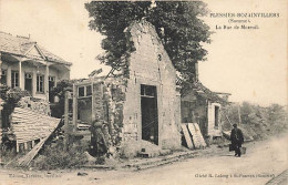 PLESSIER - ROZAINVILLERS - La Rue De Moreuil - Sonstige & Ohne Zuordnung