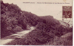 (39) Poligny. Ed. CLB. Route De Barretaine Et Les Monts De Plasne. 1937 - Poligny