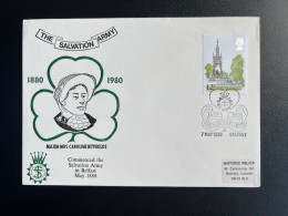 GREAT BRITAIN 1980 SPECIAL COVER SALVATION ARMY BELFAST 07-05-1980 GROOT BRITTANNIE - Lettres & Documents