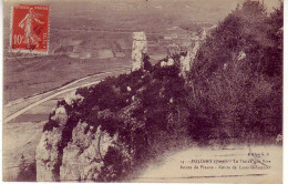 (39) Poligny. Ed. GD. 14 Pierre Qui Vire Route De Plasne. Route De Lons Le Saunier 1920 - Poligny