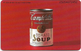 Germany - Campbell's Tomato Soup 2 - O 0861 - 05.1995, 6DM, 2.000ex, Mint - O-Series : Séries Client