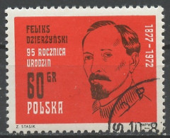Pologne - Poland - Polen 1972 Y&T N°2018 - Michel N°2172 (o) - 60g F Dzierzynski - Used Stamps