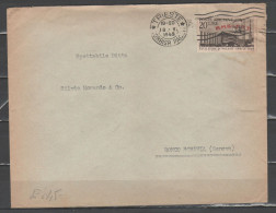 Trieste - AMG-VG 1949 - Lettera Con Fiera Di Milano (1949) - Poststempel