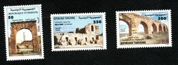 1999- Tunisia- Historical Archeological Sites- Complete Set 3v.MNH** - Tunisie (1956-...)