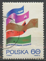 Pologne - Poland - Polen 1972 Y&T N°2049 - Michel N°2203 (o) - 60g Congrès Des Syndicats - Gebraucht