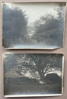 1904 - (2 X) - Originele Foto - Photo Originale - FURFOOZ - Chemin Creux - Cour De Ferme - 17,5 X 13 Cm. - Lieux