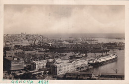 Genova 1931 Panorama E Stazione Marittima - Genova (Genua)
