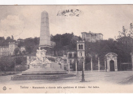 Torino Monumento A Ricordo Della Spedizione Di Crimea Valsalice - Altri & Non Classificati