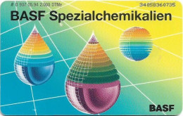 Germany - BASF Spezialchemikalien - O 0937 - 05.1994, 6DM, 2.000ex, Used - O-Series: Kundenserie Vom Sammlerservice Ausgeschlossen