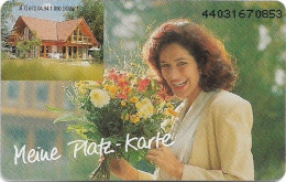 Germany - Platz Haus - Woman With Flowers - O 0672 - 04.1994, 12DM, 1.000ex, Used - O-Reeksen : Klantenreeksen