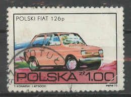 Pologne - Poland - Polen 1973 Y&T N°2132 - Michel N°2292 (o) - 1z Polski Fiat 126p - Usados