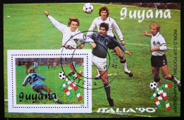 (dcbv-012)  Guyana    Mi Bloc 59 - 1990 – Italy