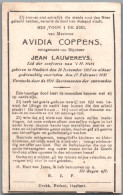 Bidprentje Haaltert - Coppens Avidia (1863-1930) - Images Religieuses