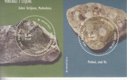2014 Croatia Minerals Geology Stijene Souvenir Sheet MNH - Kroatien