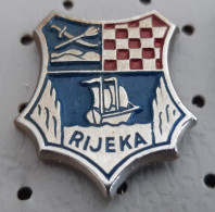 Rijeka Coat Of Arms Croatia Pin - Città