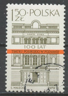 Pologne - Poland - Polen 1976 Y&T N°2291 - Michel N°2459 (o) - 1,50z Théatre De Posnan - Used Stamps