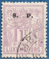 Luxemburg Service 1882 1 Fr S.P. Overprint (perforated 13½ M - Officials
