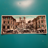 Cartolina Roma - Piazza Di Spagna - Trinità Dei Monti. Viaggiata 1957 - Otros & Sin Clasificación