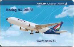 Hungary - Hungary - Matáv - Barangolo MALÉV I - MALÉV Boeing 767-200 ER, 04.2003, Remote Mem. 400Ft, 1.500ex, Mint - Ungheria