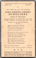 Bidprentje Hemiksem - Scholiers Maria Josephina Cornelia (1921-1935) - Imágenes Religiosas
