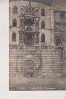 ANCONA  CHIESA DI S. FRANCESCO  FOTOGRAFICA  VG  1912 - Ancona