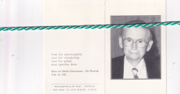 Willem Jules De Weerdt-Van Engeland, Sint-Katelijne-Waver 1907, 1993. Foto - Overlijden