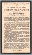 Bidprentje Herderen - Reynders Vincent (1892-1931) - Andachtsbilder