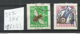 South Korea 1962/63 Michel 375 - 376 O - Korea (Süd-)
