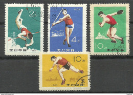 KOREA 1965 Michel 608 - 611 Sport O - Otros & Sin Clasificación