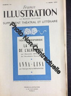 France Illustration Supplément Théâtral Et Littéraire N° 54 : Théâtre Radiophonique : La Rose De L'Alhambra Par Alexandr - Other & Unclassified