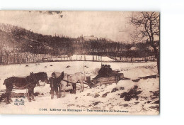 L'Hiver En Montagne - Une Rencontre De Traîneaux - Très Bon état - Autres & Non Classés