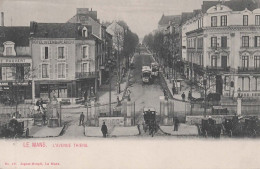 CPA  LE MANS - L'avenue Thiers - Entrée De La Gare - Vers 1902 - Le Mans