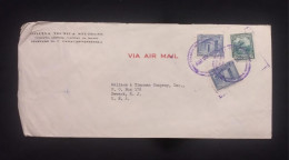 C) 1946. VENEZUELA. AIRMAIL ENVELOPE SENT TO USA. MULTIPLE STAMPS. 2ND CHOICE - America (Other)