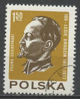 Pologne - Poland - Polen 1977 Y&T N°2352 - Michel N°2523 (o) - 1,50z F Dzierzynski - Used Stamps