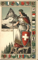 10802600 Zermatt VS Zermatt Matterhorn Wappen Helvetia * Zermatt - Autres & Non Classés