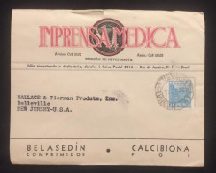 C) 1945 BRAZIL. AIRMAIL ENVELOPE SENT TO USA. 2ND CHOICE - America (Other)