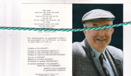 Jozef Rapsaet-Hollemaert, Kortrijk 1920, 1996. Foto - Obituary Notices