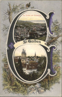 10802440 St Gallen SG St Gallen Buchstaben Ak X St. Gallen - Autres & Non Classés