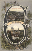 10802439 St Gallen SG St Gallen Buchstaben Ak X St. Gallen - Sonstige & Ohne Zuordnung