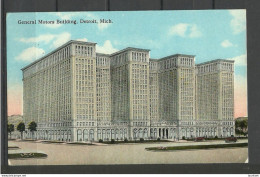 USA General Motors Building Detroit Mich., Unused - Detroit