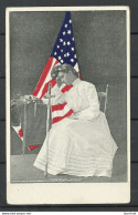 USA Post Card "Contemplation" (1904), Unused Flag Flagge Sword Etc. Art Kunst - Otros & Sin Clasificación