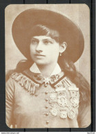 Little Miss Sure Shot Annie Oakley, Post Card, Printed In USA Texas, Old West Collectors Series, Unused - Beroemde Vrouwen