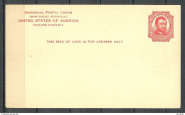 USA Ca 1935 Postal Stationery Stamped Postal Card Ganzsache Grant 2 C. Unused - 1921-40