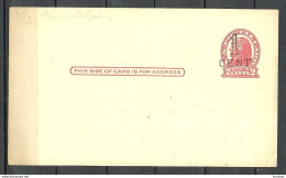 USA Scott UX32 Philadelphia Surcharge UPSS S44 33 Mint 2c Jefferson Postal Card Unused - 1901-20