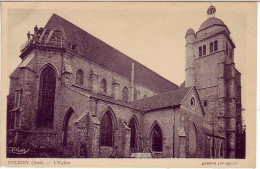 (39) Poligny. Combier CIM. L'Eglise Charpentiers Rare - Poligny